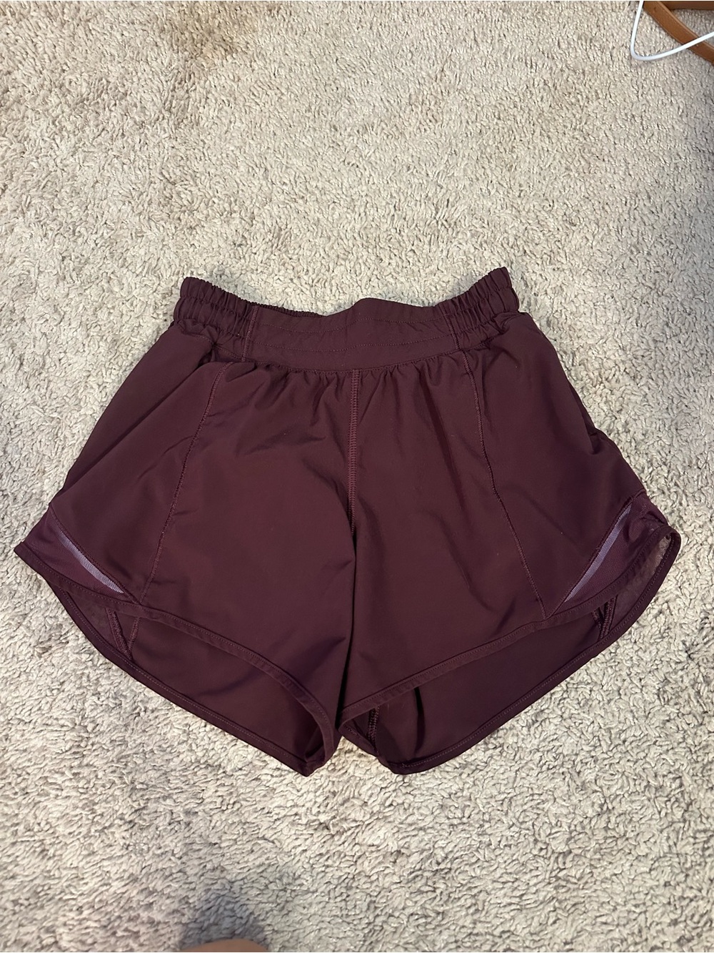 lululemon athletica Deep Wine Athletic Shorts